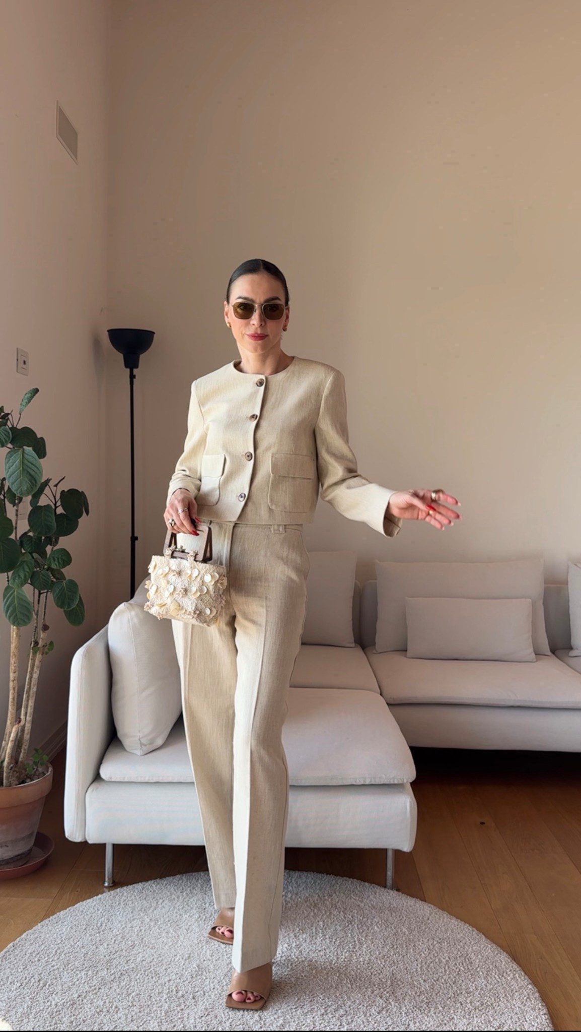 A linen blend set like this is the easiest way to look polished in seconds.

Clean lines, soft structure and a neutral tone that works perfectly for spring and summer, from city days to travel looks.

🔎 linen set, neutral outfit, tailored summer set, quiet luxury outfit, elegant minimal style

#LTKuk #LTKeurope #LTKspring

#LTKWorkwear #LTKgrwm #LTKootd