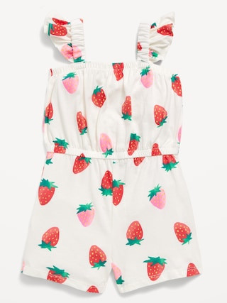 Printed Sleeveless Romper for Toddler Girls | Old Navy (US)