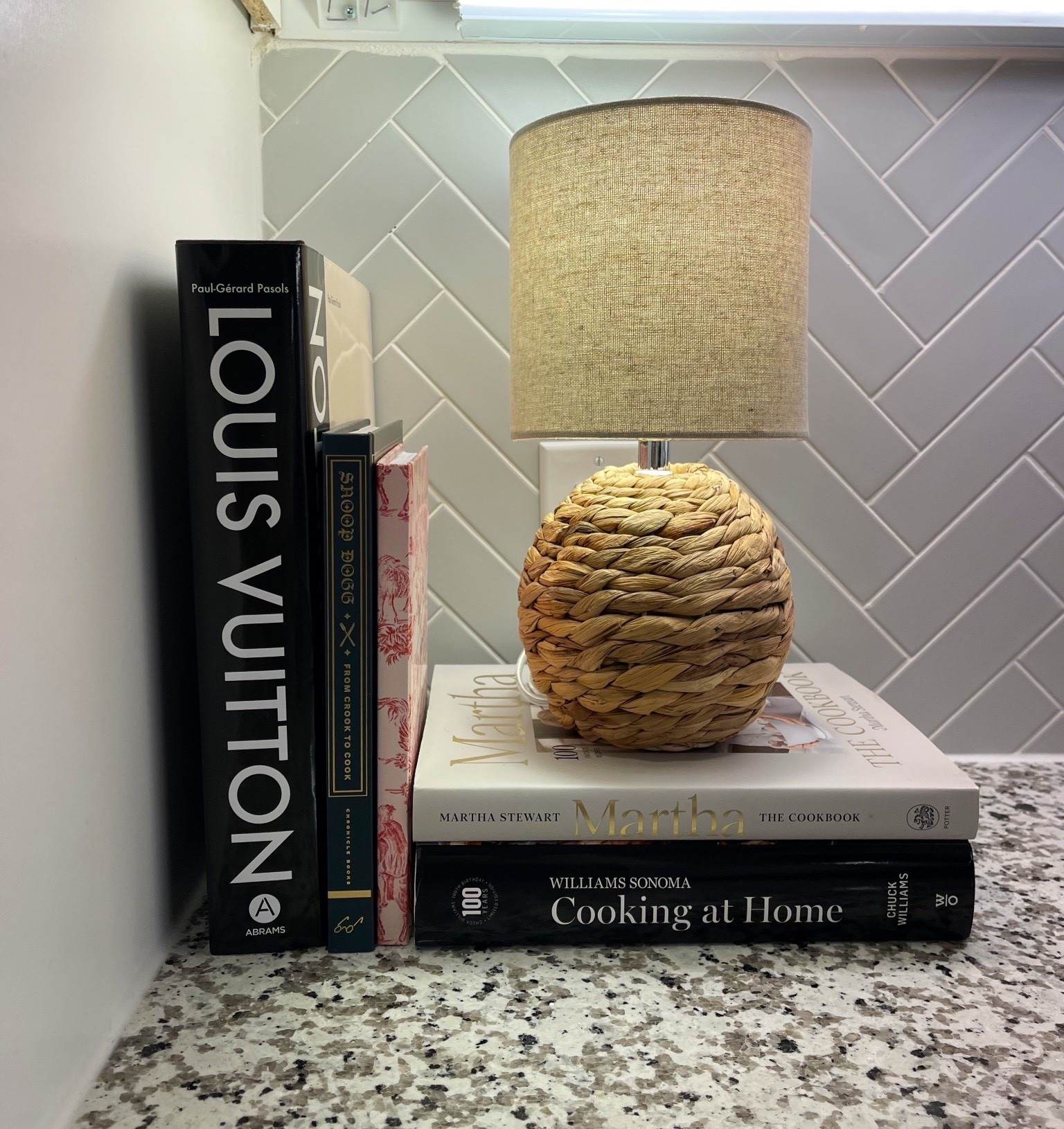 Kitchen Counter Styling

Cookbooks on counter, cookbook styling, small lamp in kitchen, small woven lamp, small rattan lamp, small wicker lamp, small lamp under $20, small woven lamp under $20, small rattan lamp under $20, small wicker lamp under $20, Martha Stewart cookbook, big Louis Vuitton book, big cookbook, big coffee table book, big black cookbook, big beige cookbook, beige cookbook, pretty cookbooks, big cookbook under $20, affordable kitchen decor, trendy kitchen decor, girly kitchen decor, cookbook kitchen decor, cookbook counter styling, stacked cookbooks decor, kitchen styling with books, aesthetic cookbooks kitchen, decorative cookbooks, neutral cookbook decor, beige cookbook aesthetic, coffee table books kitchen, kitchen coffee table book styling, oversized cookbook decor, large aesthetic books, decorative book stack kitchen, open cookbook display, cookbook stand styling, cozy kitchen decor ideas, warm cozy kitchen aesthetic, lived in kitchen look, homey kitchen decor, layered kitchen styling, small lamp kitchen counter, kitchen counter lamp, cozy kitchen lighting, ambient kitchen lighting, soft lighting kitchen decor, small table lamp kitchen, mini lamp aesthetic, small lamp home decor, woven lamp decor, rattan lamp decor, wicker lamp decor, boho kitchen lighting, organic modern kitchen decor, cozy home aesthetic kitchen, neutral home decor kitchen, beige home aesthetic, warm tone kitchen decor, affordable cozy decor, budget friendly home decor, home decor under $20 Amazon, Amazon cozy home finds, Amazon lighting decor, Amazon small lamp aesthetic, Amazon woven lamp, Amazon rattan decor, Amazon wicker decor, viral home decor Amazon, TikTok home decor finds, trending kitchen decor 2026, girly apartment kitchen decor, feminine home decor kitchen, soft aesthetic home decor, Parisian kitchen aesthetic, Nancy Meyers kitchen vibe, cottage kitchen aesthetic, modern vintage kitchen decor, shelf styling kitchen decor, counter corner styling, kitchen nook decor ideas, everyday home styling ideas, Morgan Grace Howe

#LTKfoodie #LTKdayinmylife #LTKHome