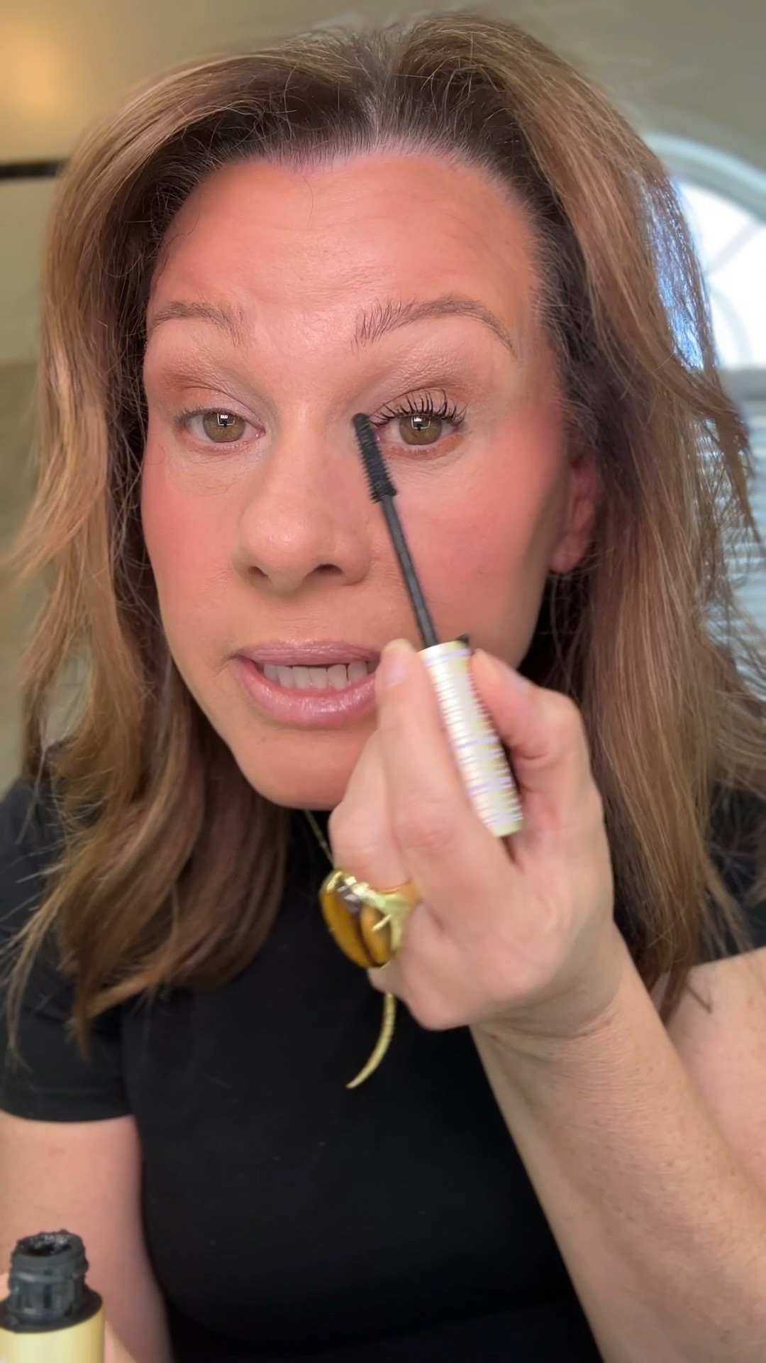 Makeup I used on Instagram. #makeup #mascara #bronzer #over40