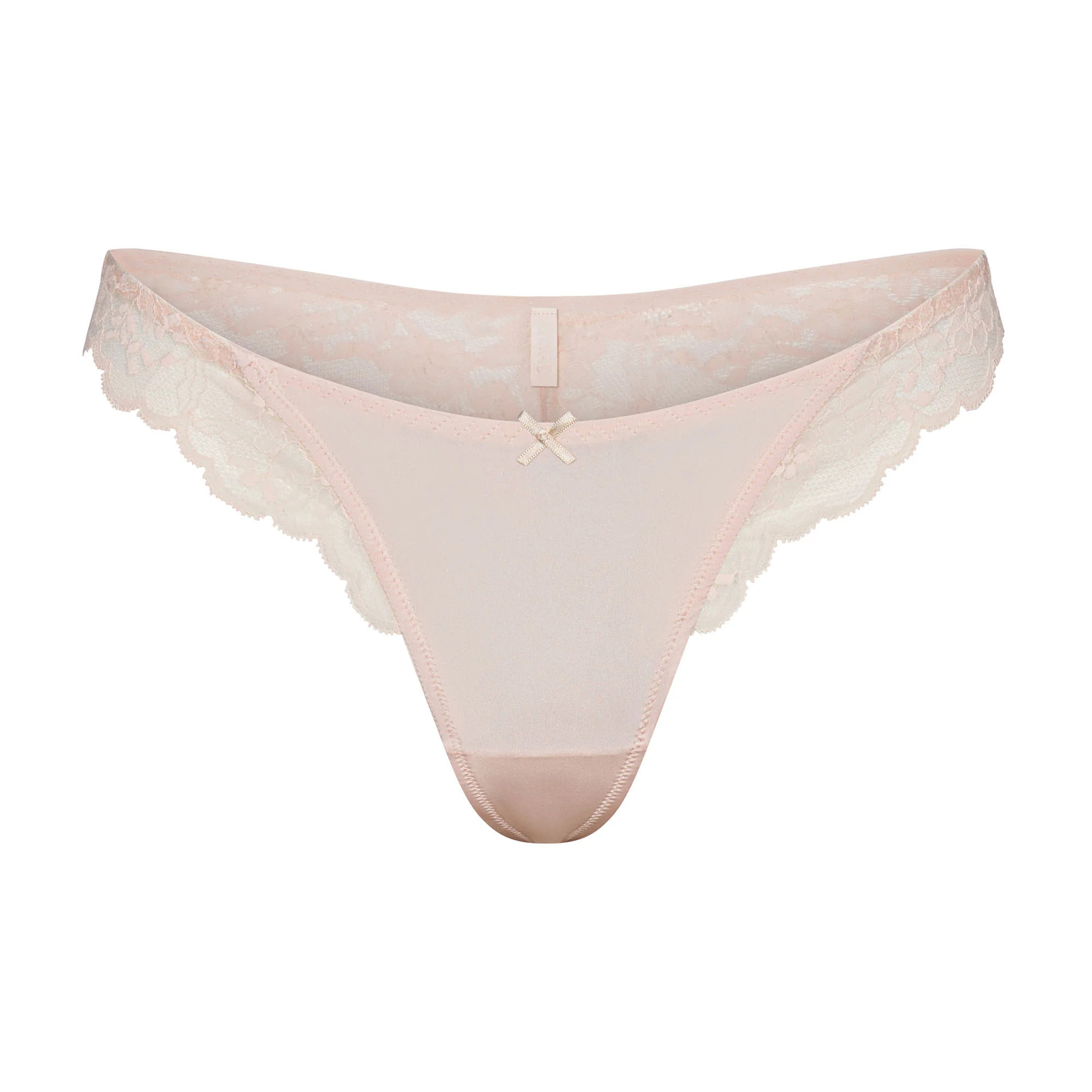 SKIMS Thong | Pink | Small | SKIMS Lace | SKIMS (US)