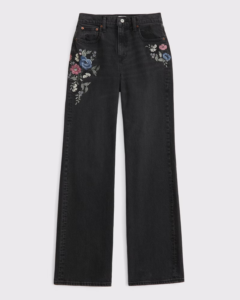 Women's High Rise 90s Relaxed Jean | Women's New Arrivals | Abercrombie.com | Abercrombie & Fitch (US)