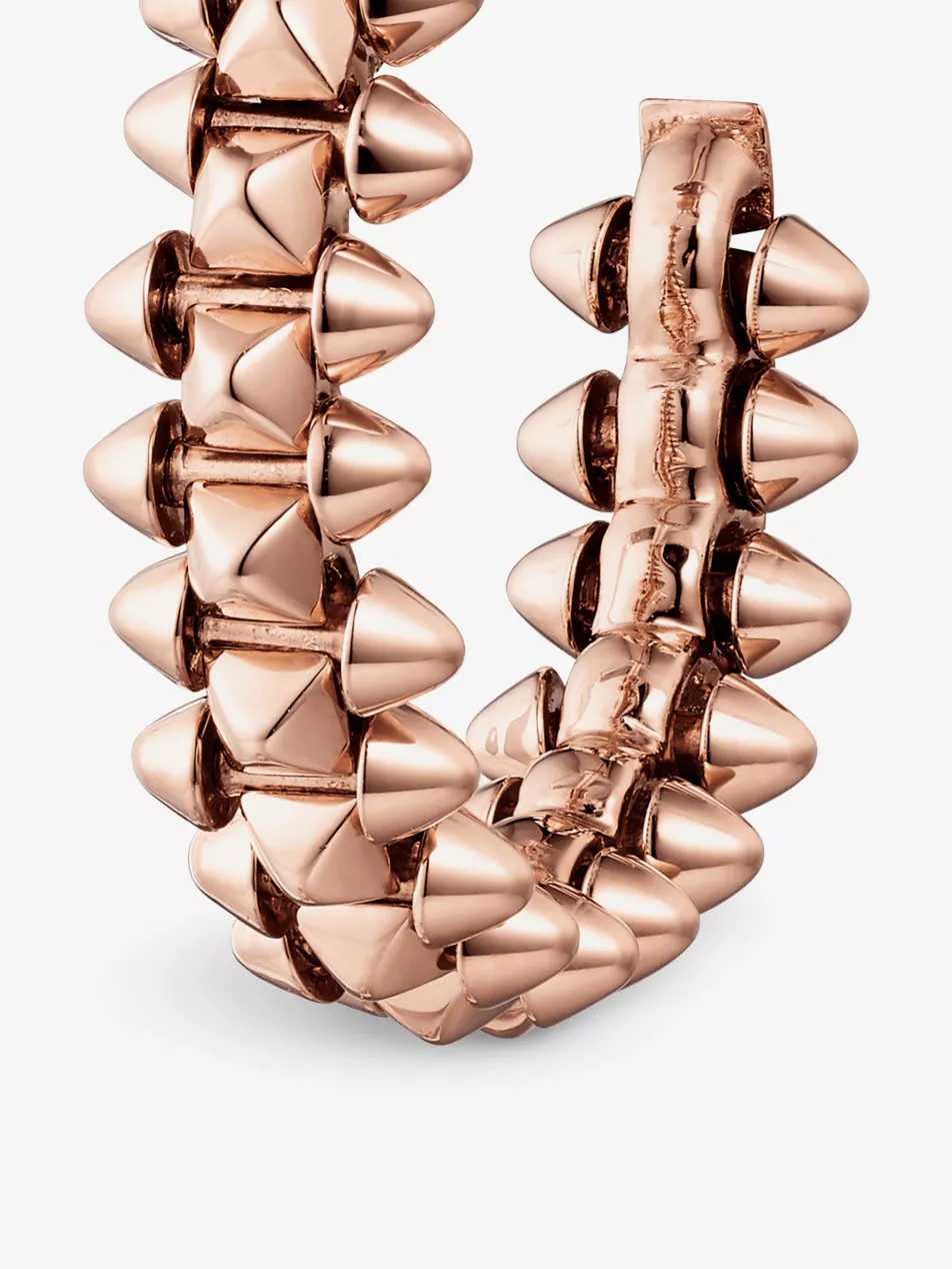 Clash de Cartier 18ct rose-gold earrings | Selfridges