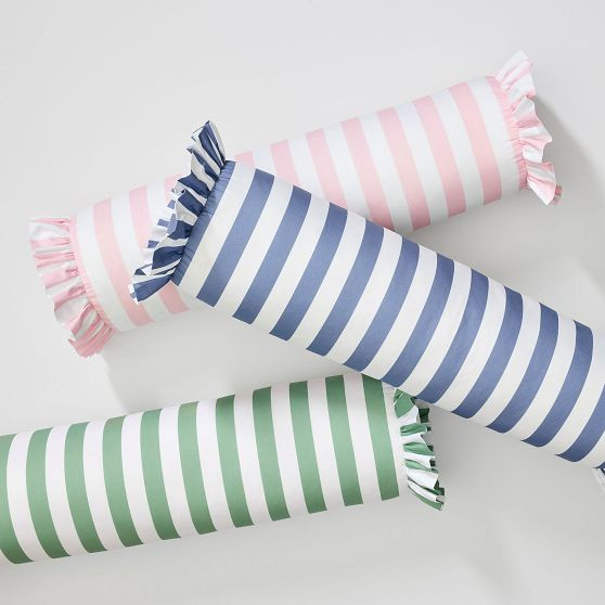 Cabana Stripe Bolster Pillow | Pottery Barn Teen