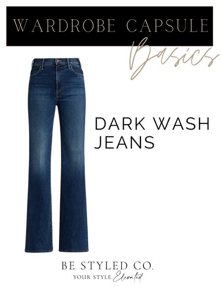 Dark wash jeans - the best jeans - wardrobe capsule 

#LTKstyletip #LTKunder100 #LTKFind