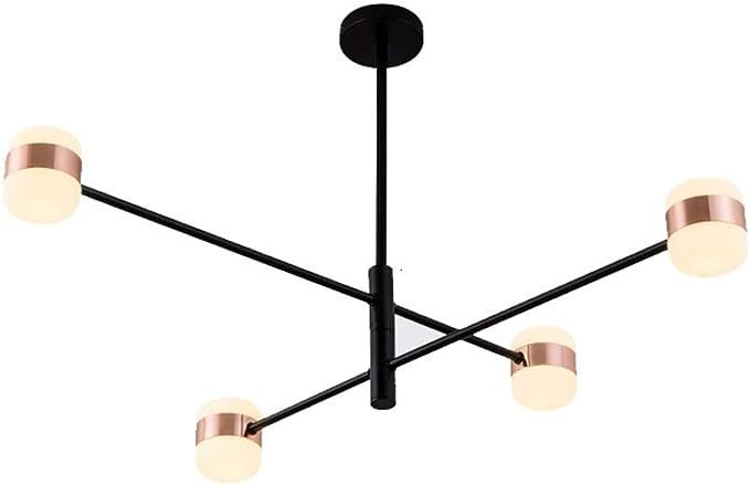 WEM Simple Post-Modern Led Ceiling Lamp Nordic Creative Atmosphere Bedroom Lighting Fixtures,Thre... | Amazon (US)