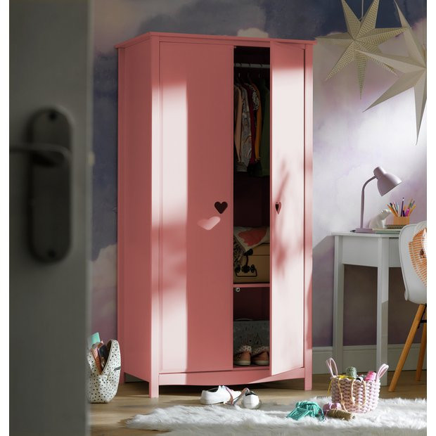 Habitat Kids Mia 2 Door Wardrobe - White | Habitat UK