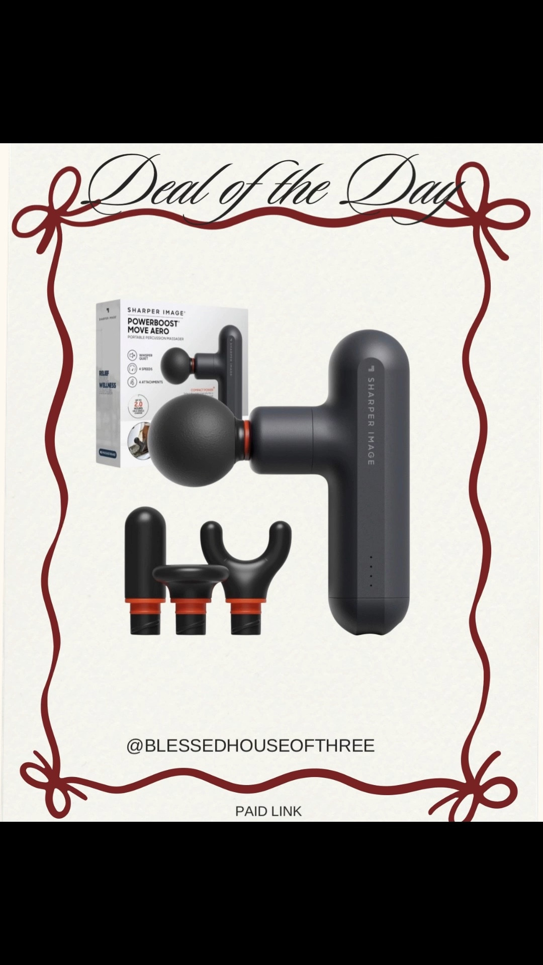 Deal of the day alert 🚨 50% OFF  This highly rated body massager is a must-have for sore muscles, stress relief, and everyday self-care. Perfect for post-workout recovery or winding down at night—and today’s price makes it an easy yes.

Wellness Gift idea, deal of the day body massager, body massager on sale, muscle massager deal, affordable body massager, best handheld massager, muscle relief massager, self care essentials, recovery tools for sore muscles, stress relief massager, wellness gift idea, fitness recovery tools, massage therapy at home, budget friendly self care, highly rated massager deal, gift ideas for health and wellness

#LTKGiftGuide #LTKHome #LTKSaleAlert