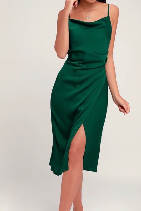 Emerald green dress 

#LTKstyletip #LTKfamily #LTKwedding