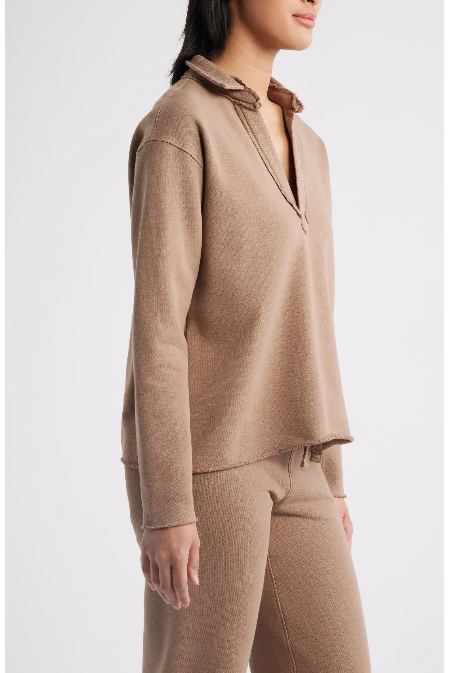 Frank & Eileen Patrick Popover Henley Sweatshirt (Women) | Nordstrom | Nordstrom