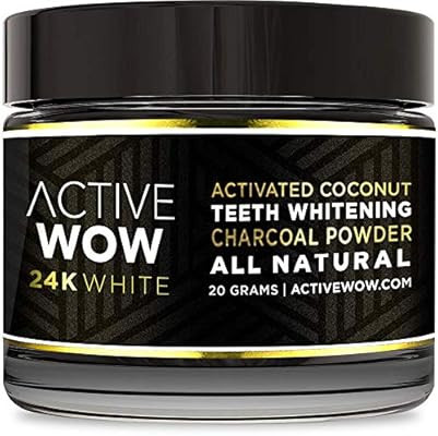 Active Wow Teeth Whitening Charcoal Powder Natural | Amazon (US)