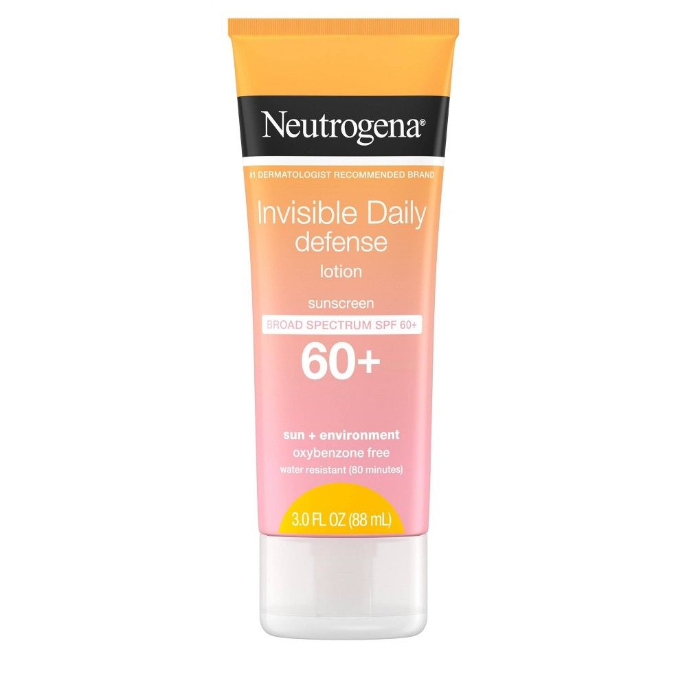 Neutrogena Invisible Daily Defense Sunscreen Lotion - SPF 60 - 3 fl oz | Target
