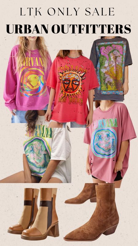 Urban outfitters sweaters and graphic tees 

#LTKSale #LTKsalealert #LTKshoecrush