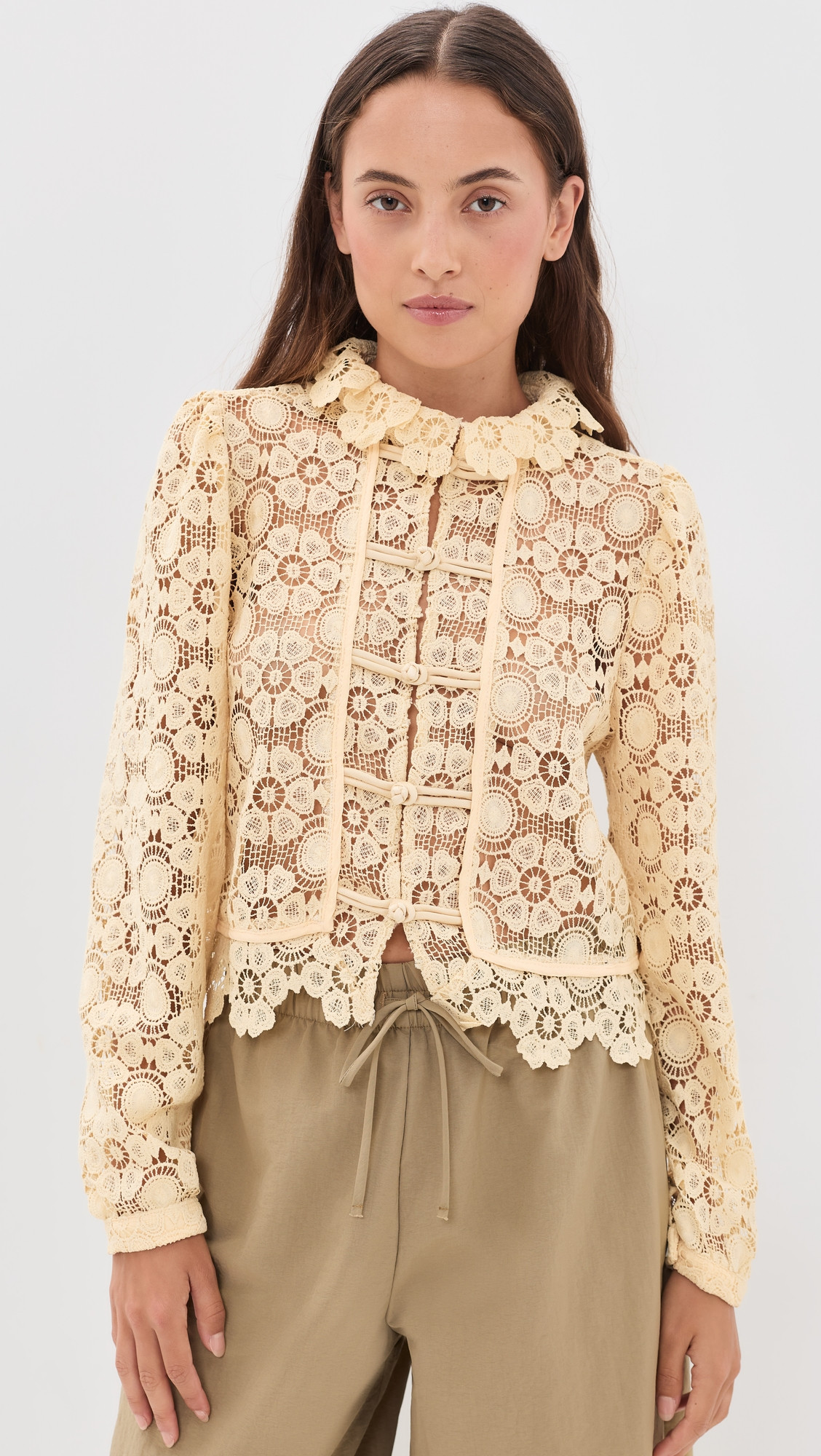 Lioness Overtime Blouse Camel XXS | Shopbop
