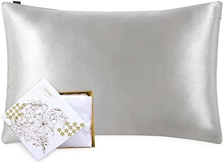 LilySilk Silk Pillowcase for Hair and Skin Queen-100% Mulberry Silk 19 Momme Both Sides Silk Bed ... | Amazon (US)