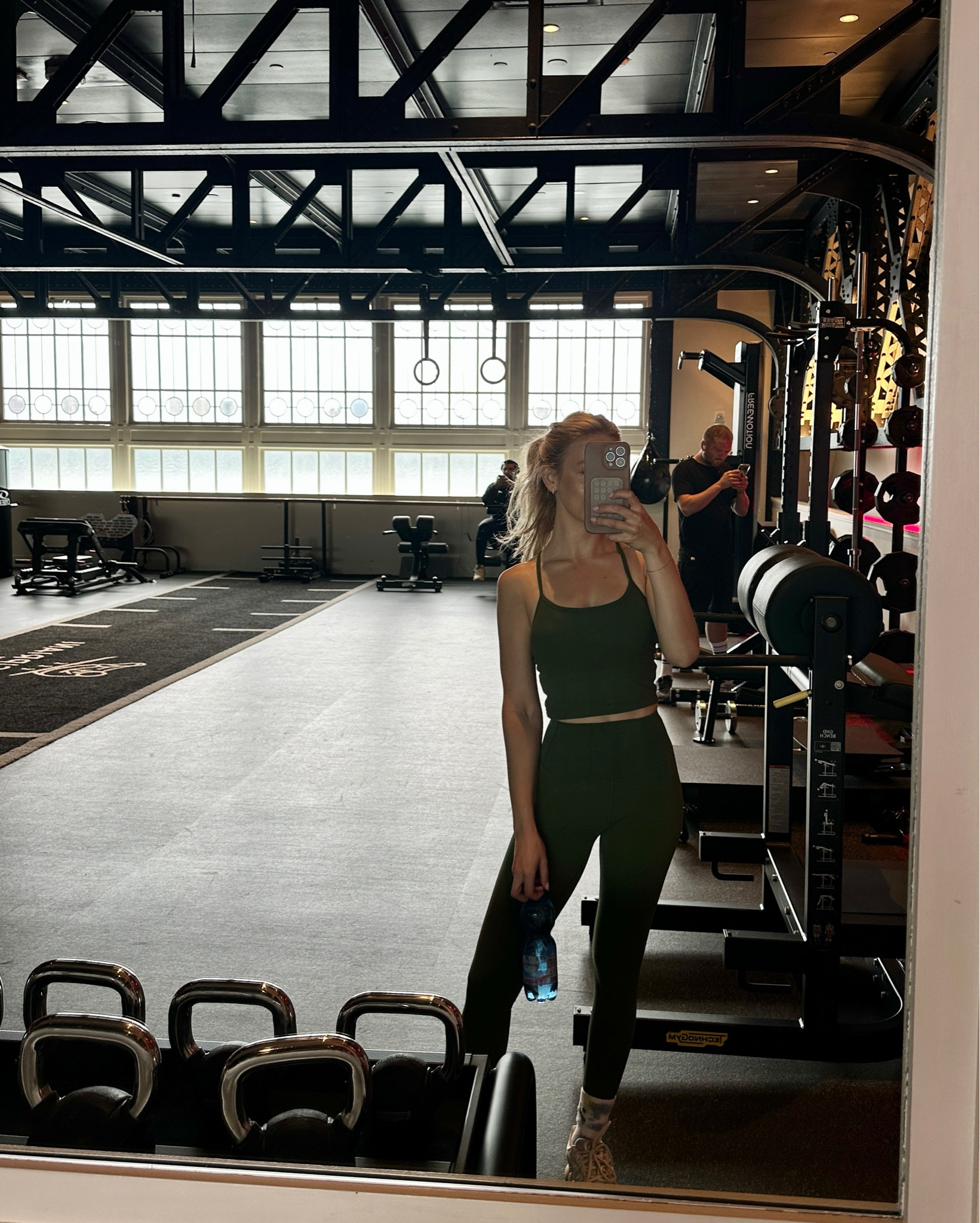 Loving this new olive green set! Wearing S top and XS bottom 

#LTKActive