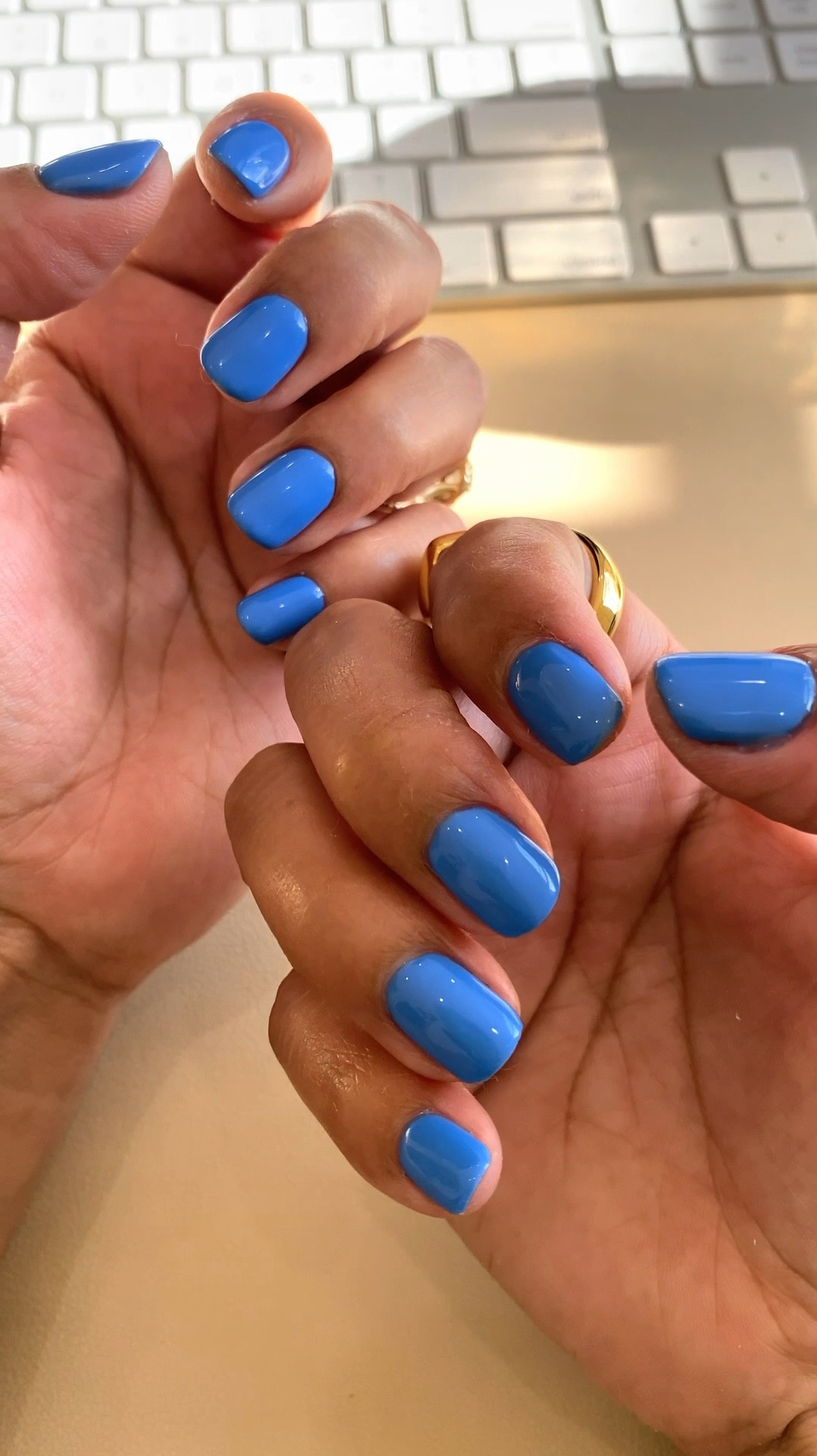 Gel Nails at home 💅🏽
This is how i do my gel manis at home 

1st Step is to prep very well your nails. (Remove cuticles, cut/shape nails and buff them to eliminate any oils. 

Wash your hands with a non oil based soap. 

Then use a PH bond to assure no oils are left on nails this will make them last. 

Then use foundation, i love Gelish brand.
Then normally i love my gels thicker looking so i tend to use 3-4 coats as my preference. 
Finally top it off with a top coat and you are good to go 👌🤗

#LTKU #LTKBeauty