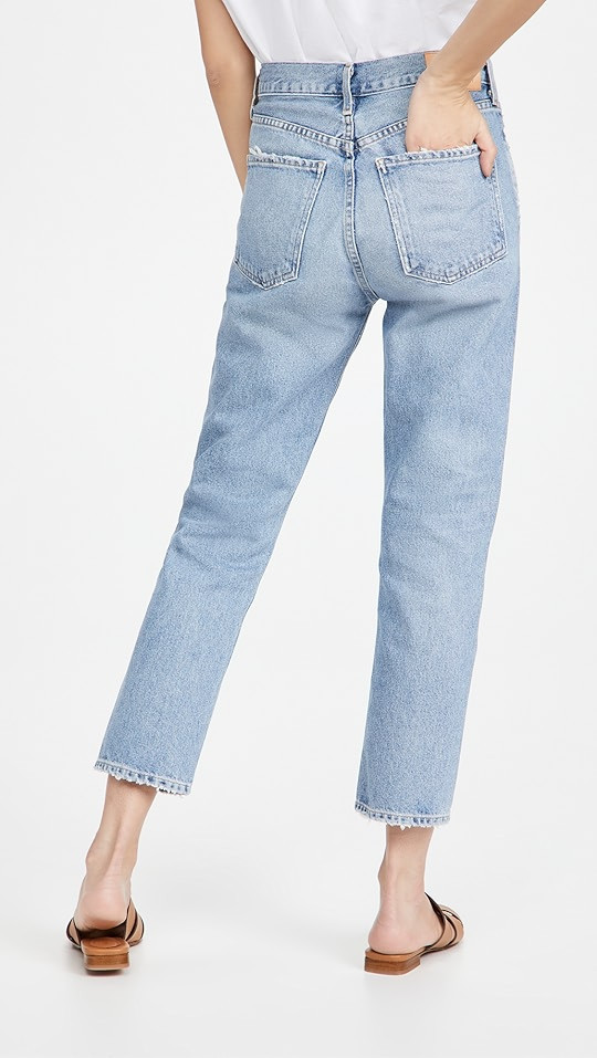 Charlotte Crop High Rise Straight Jeans | Shopbop