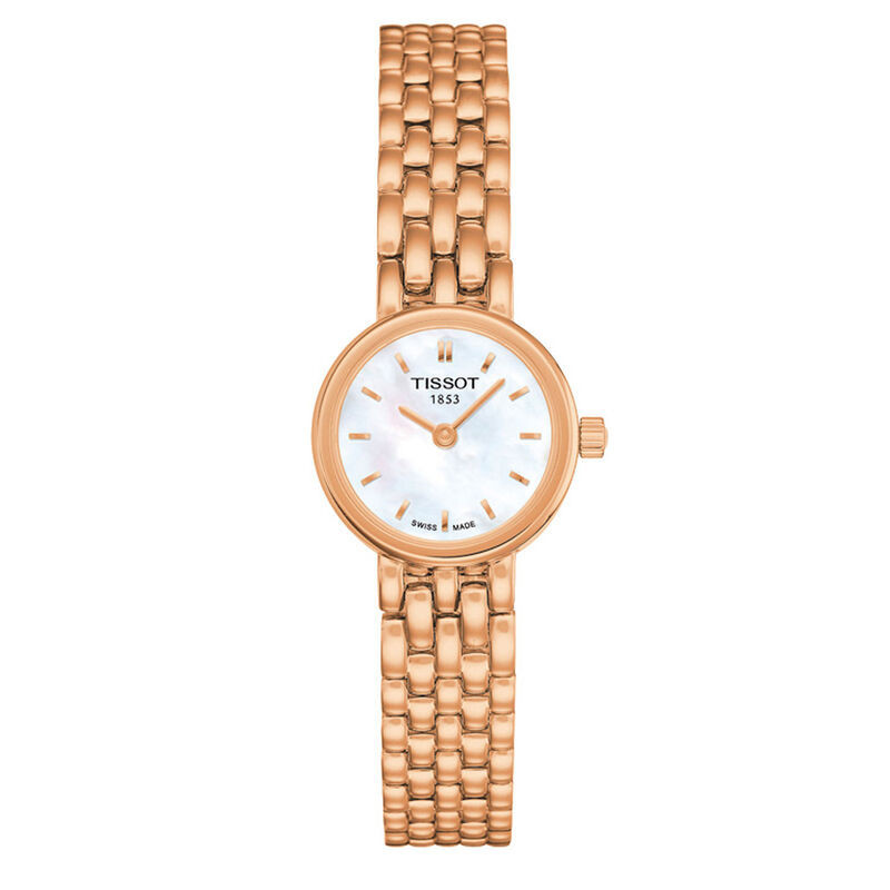 Tissot Lovely Rose PVD Mother Of Pearl Quartz Watch, 19.5mm | Ben Bridge Jeweler