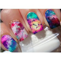 Galaxy Nail Decals - L1011 | Etsy (US)