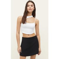 Stradivarius Wrap Skort Black L | Stradivarius (UK)