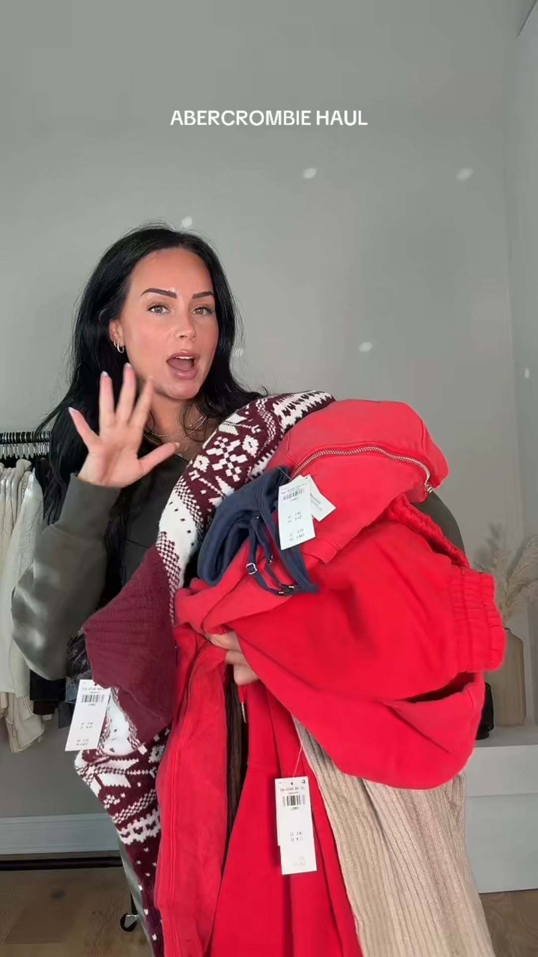 Abercrombie Haul ❄️ I will post a try on soon 🫶🏻 these will be on my LTK in the Abercrombie section! 

#LTKGiftGuide #LTKFindsUnder100 #LTKHoliday