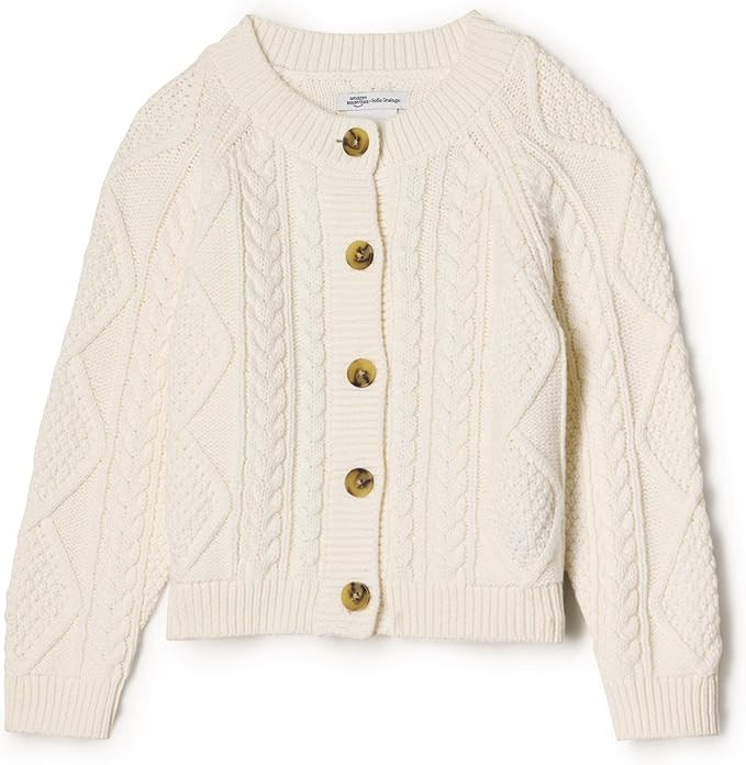 Amazon Essentials x Sofia Grainge Unisex Toddlers and Babies' Fisherman Cardigan Sweater | Amazon (US)