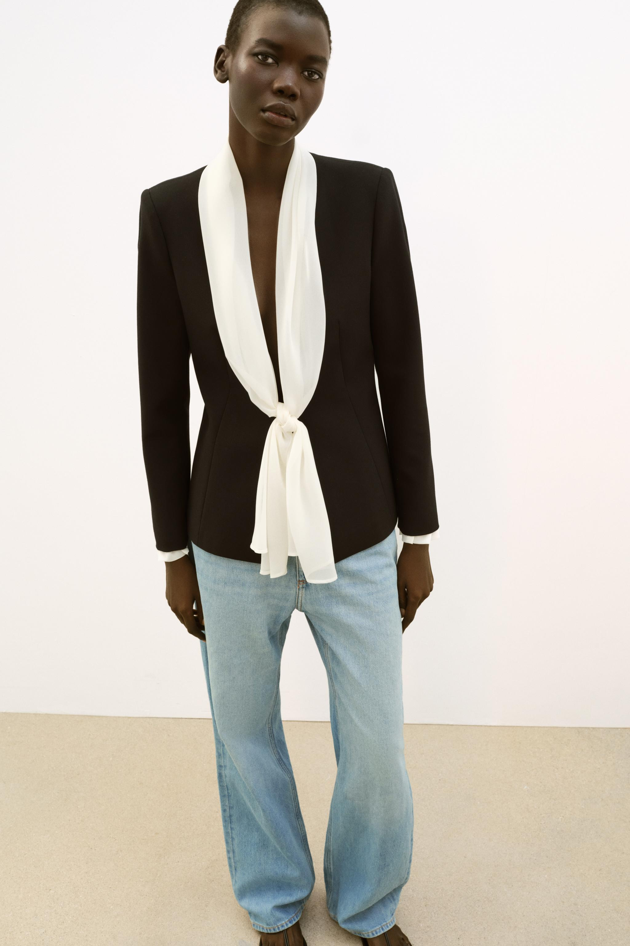 TIED SCARF BLAZER | Zara US