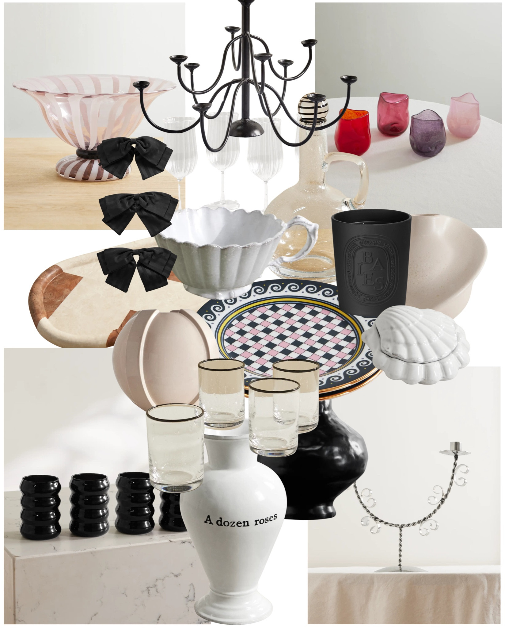 NETAPORTER Home Edit


Collage | home | decor | cups | plates | vase | bowl | lamp | candle | Christmas | NYE | gift guide | December | 


#LTKhome #LTKwinter #LTKuk