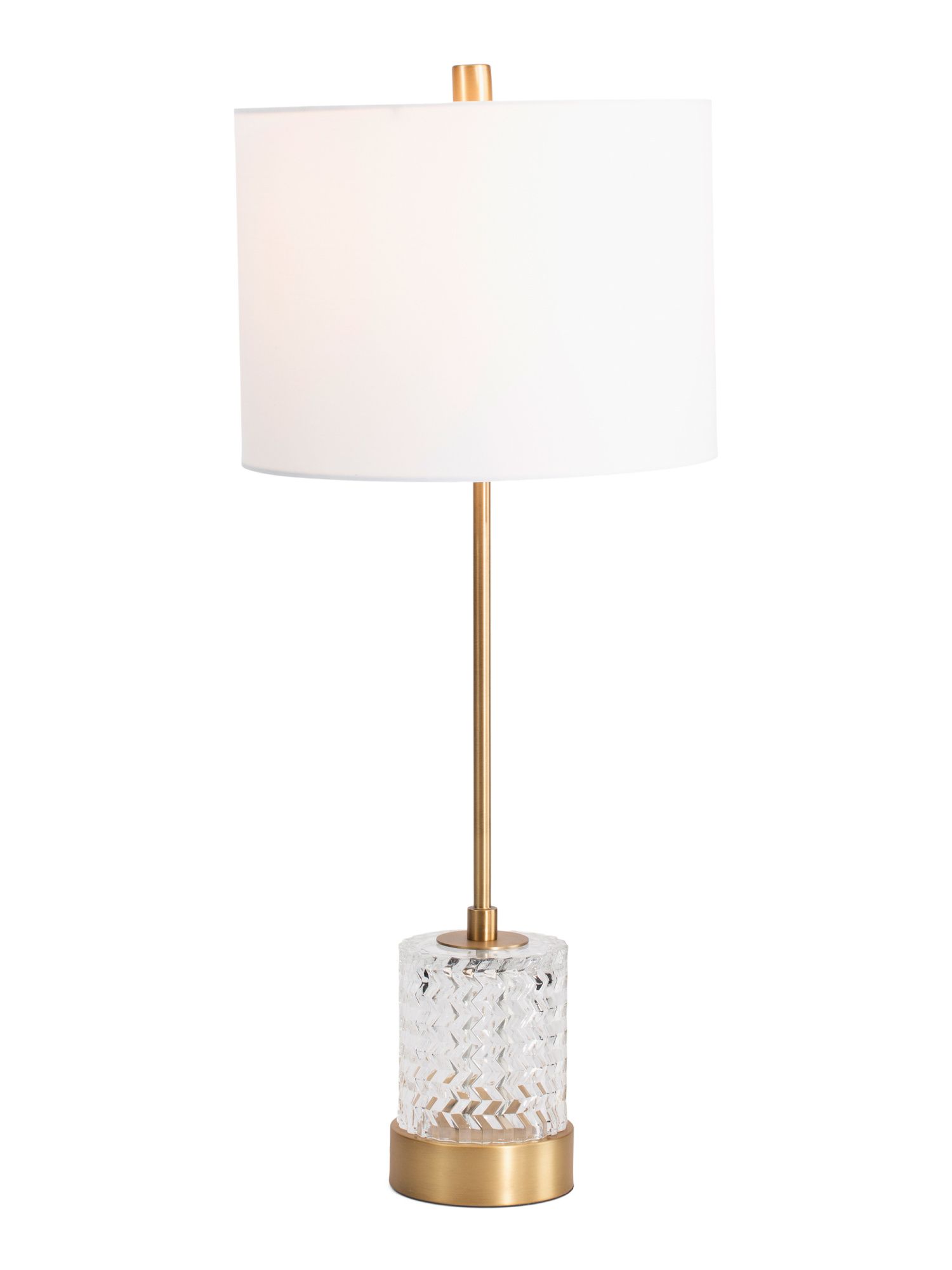 24in Table Lamp With Crystal Base | TJ Maxx