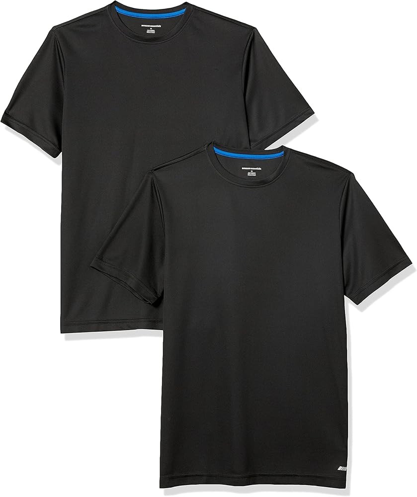 Amazon Essentials Men's Performance Tech Workout T-Shirts, Pack of 2 | Amazon (US)