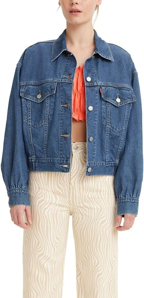 Levi's Women's Premium Scrunchie Trucker Jacket | Amazon (US)
