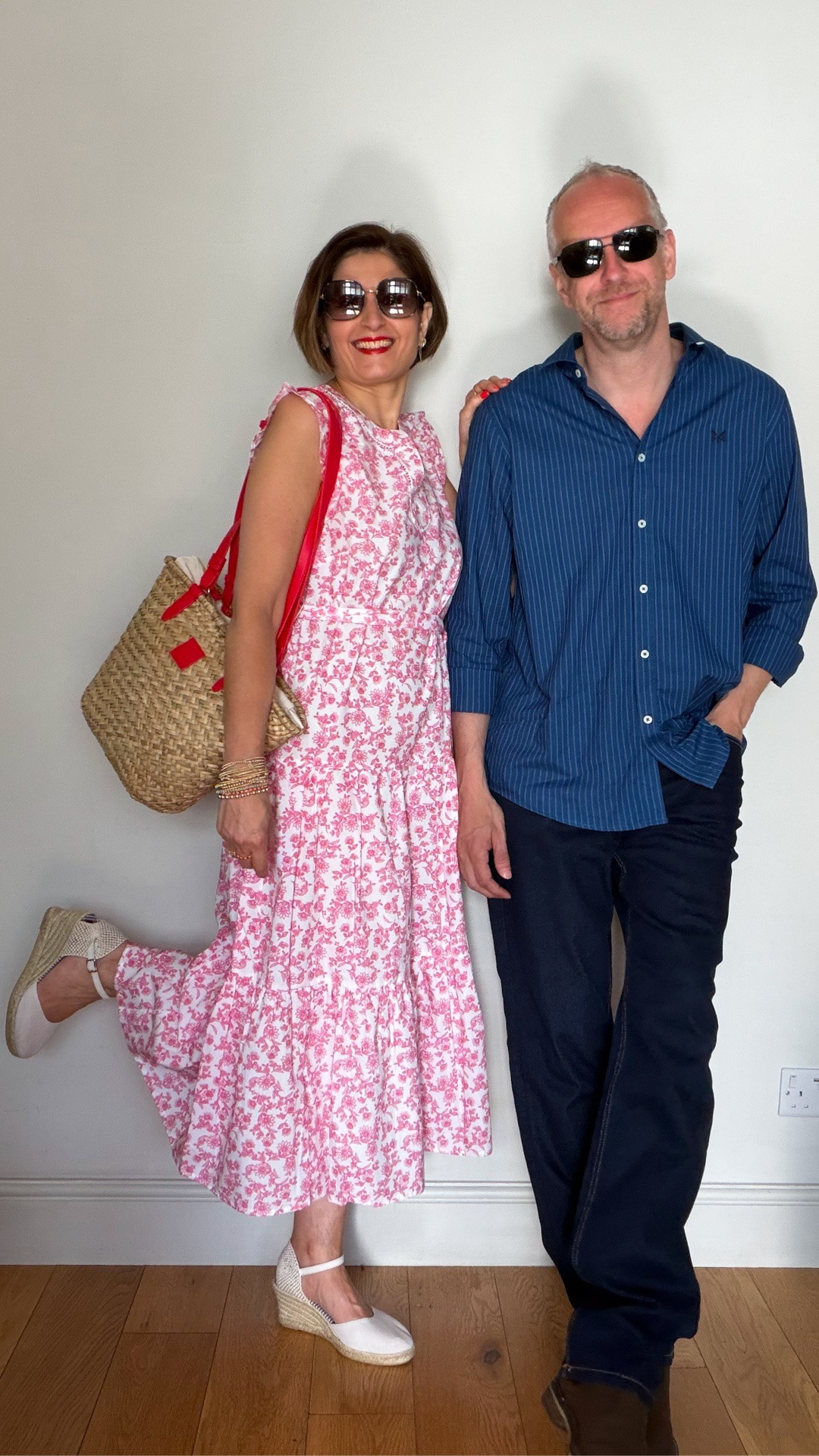 Lunch ready! I’m wearing the size 10 dress, espadrilles are so comfy and true to size. Hubby’s outfit all true to size too - boots come up a touch small so size up if in between sizes.

#LTKuk #LTKsummer #LTKdatenight