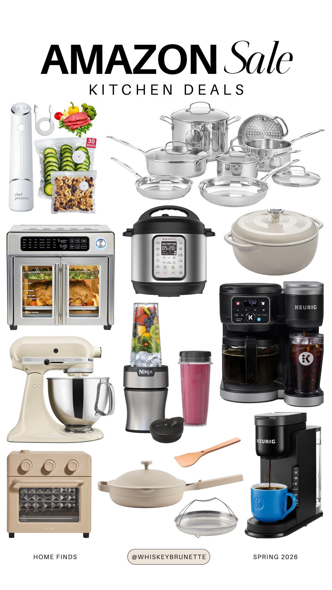 Amazon spring sale kitchen deals

kitchen essentials and cookware
home organization and storage solutions
small appliances for everyday use
cleaning supplies and tools
pantry organization must haves
coffee bar and drink station setup
cookware sets and bakeware
home decor accents and styling
meal prep tools and containers

#LTKHome #LTKSaleAlert #LTKSeasonal