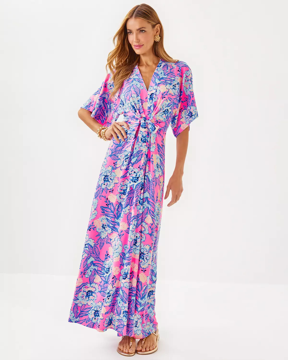 Wisteria V-Neck Maxi Dress | Lilly Pulitzer