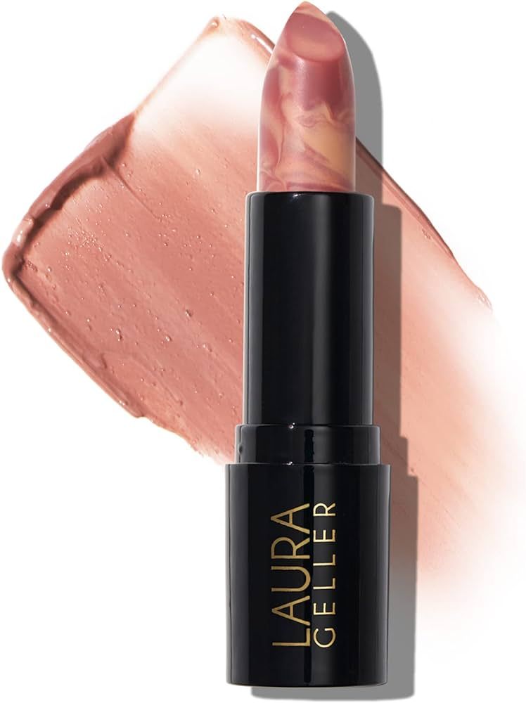LAURA GELLER NEW YORK Italian Marble Sheer Lipstick - Berry Banana - Hydrating & Lightweight - Vi... | Amazon (US)