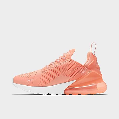 Nike Women's Air Max 270 Casual Shoes in Orange/Pink/Crimson Bliss Size 5.0 | Finish Line (US)