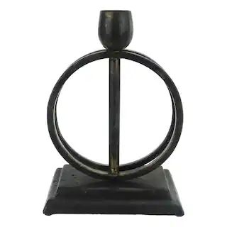 8" Antique Gold Circle Taper Candle Holder by Ashland® | Michaels Stores