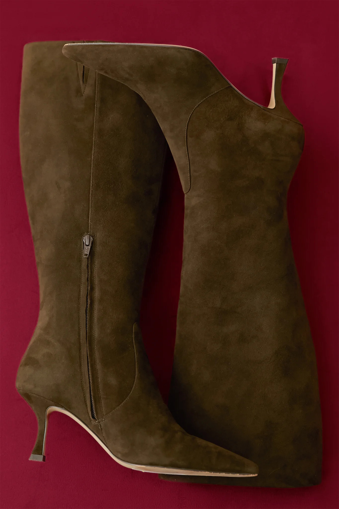 Chocolate Suede Mira Boots | Tuckernuck (US)