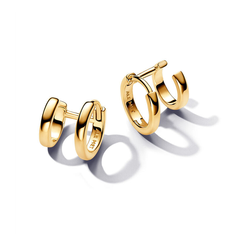 Pandora Essence Double Huggie Hoop Earrings, Womens |263280C00|Pandora | Ben Bridge Jeweler