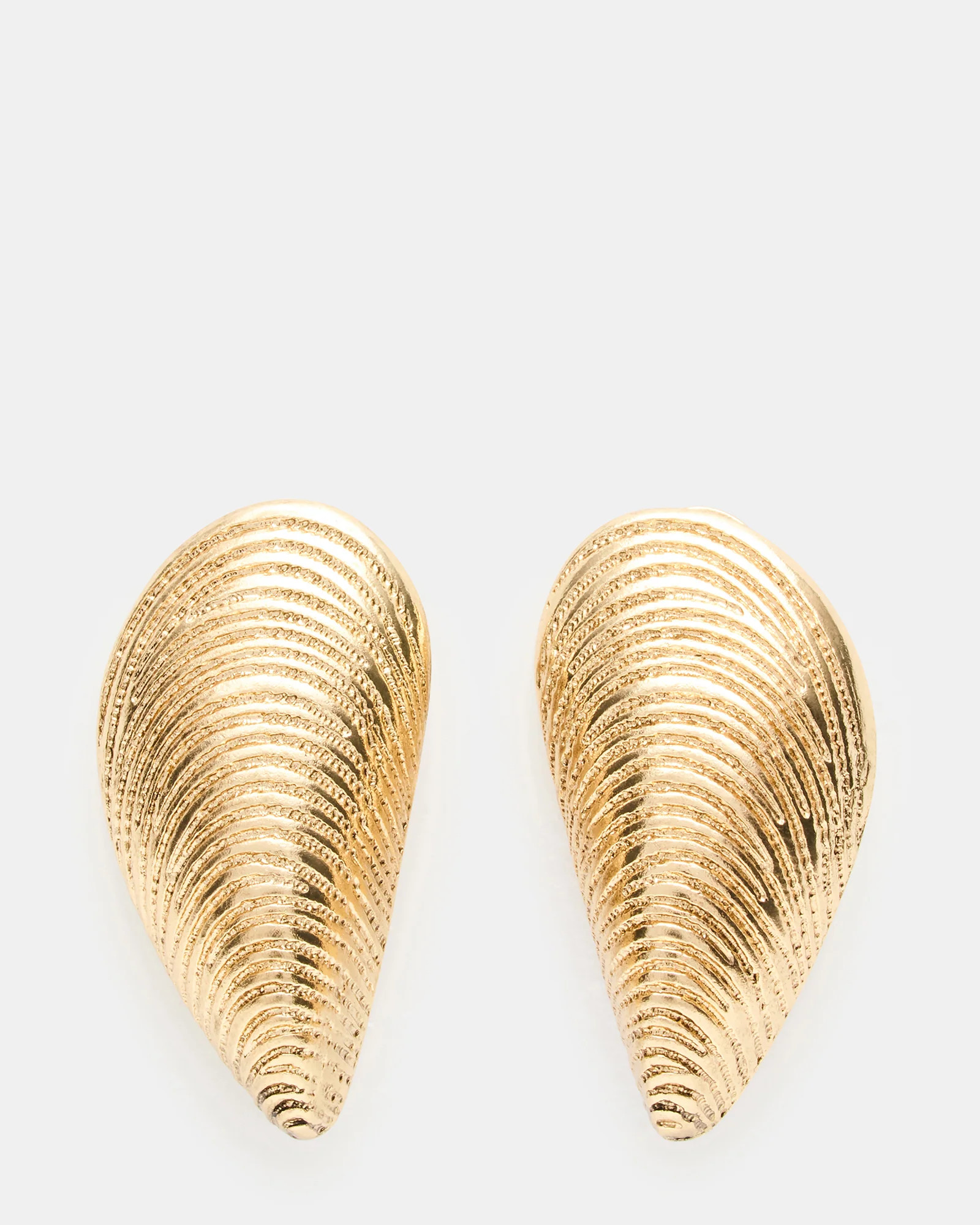 OYSTER SHELL EARINGS GOLD | Steve Madden (US)