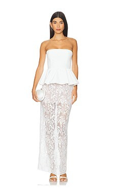 Amanda Uprichard x REVOLVE Cherise Dress in Ivory from Revolve.com | Revolve Clothing (Global)