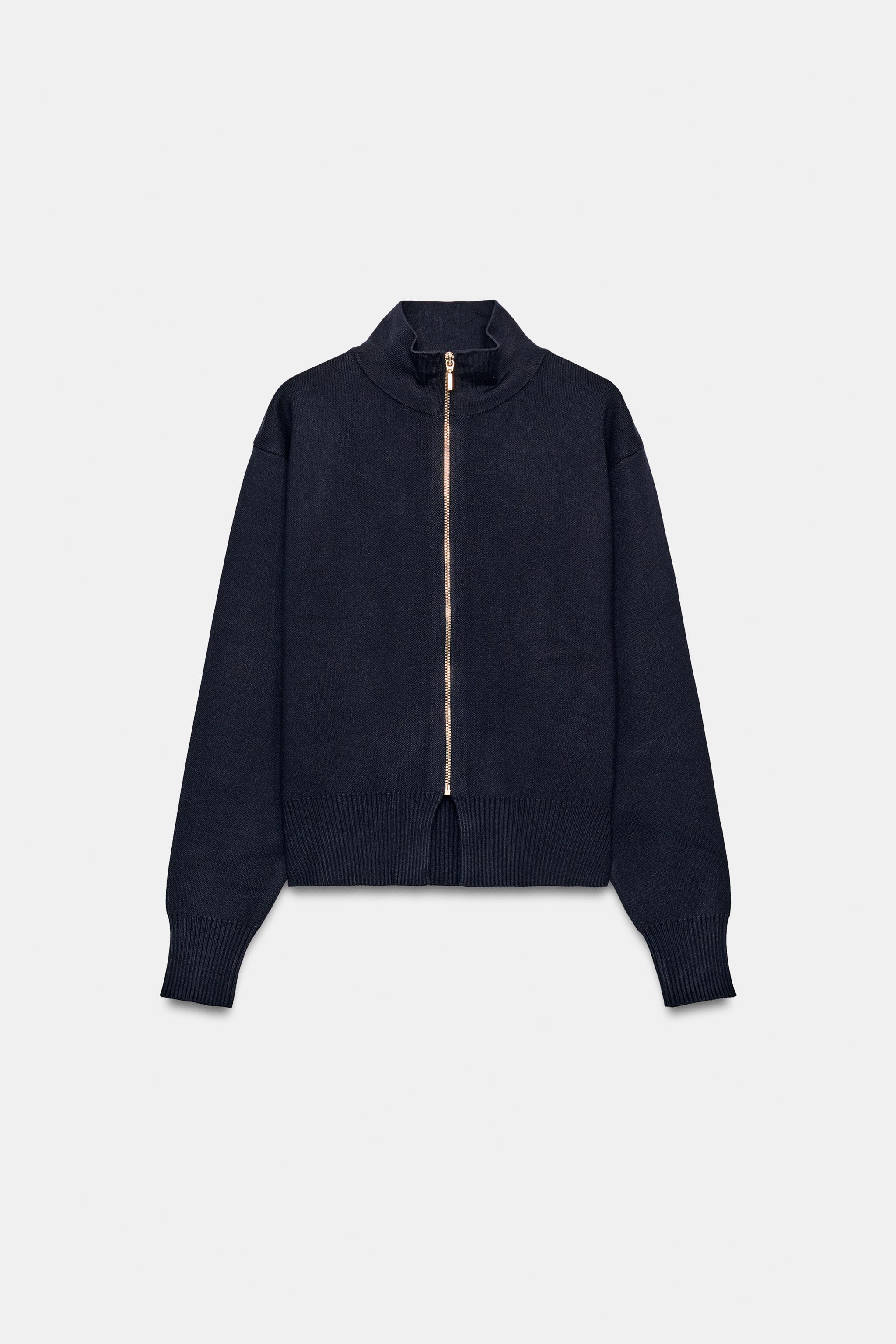 ZIP-UP KNIT CARDIGAN | Zara DE