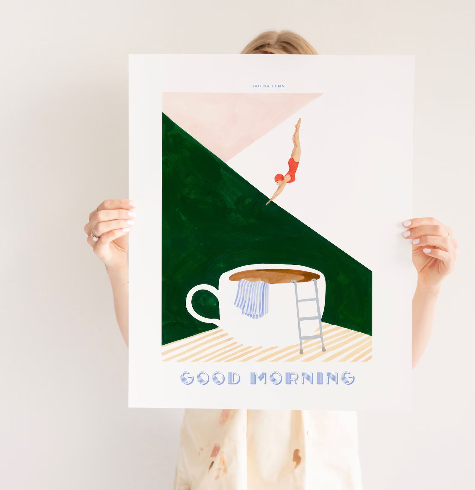Coffee Poster Print Good Morning Coffee Diver Retro Diver - Etsy | Etsy (US)