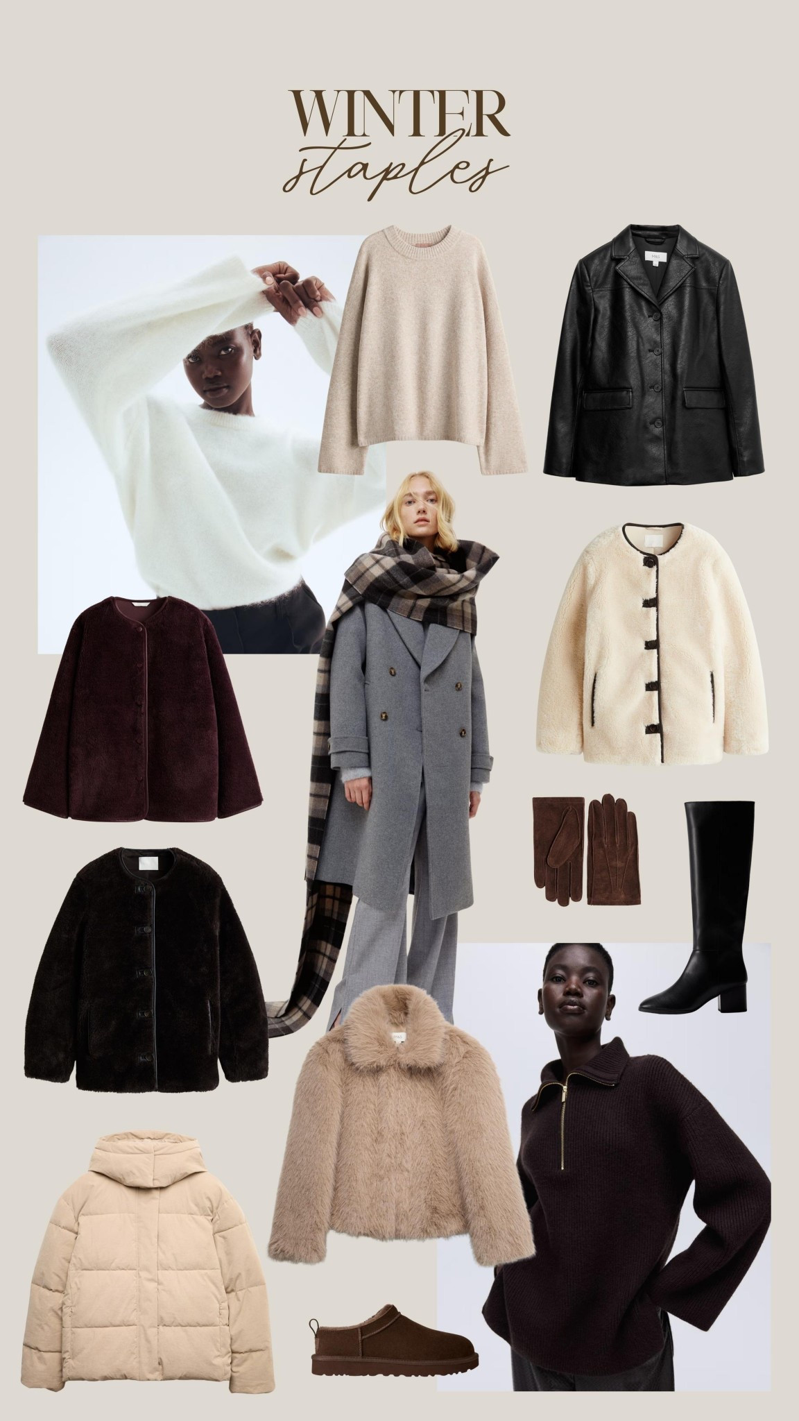 Winter staples ❄️🫶🏼

Teddy jacket, teddy coat, wool coat, knitwear, leather jacket, faux fur jackett

#LTKautumn #LTKuk #LTKwinter