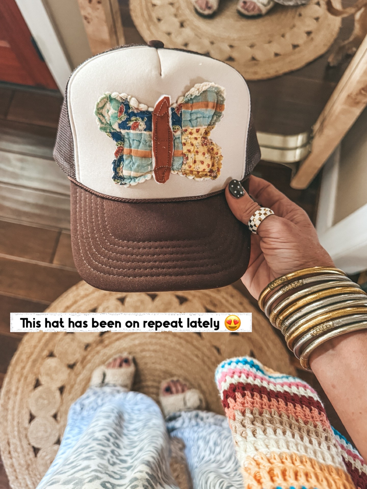 This adorable hat has been worn on repeat. I’m linking some more fun cute ones!! This one I think is sold out right now.