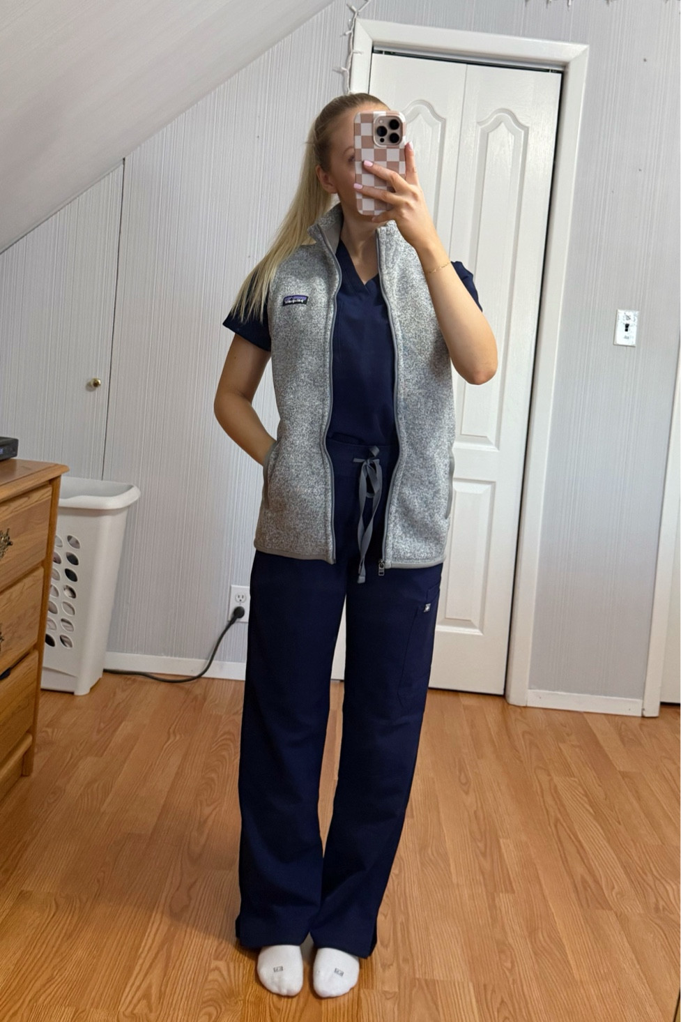 Styling scrubs with Patagonia vest

#LTKStyleTip #LTKWorkwear #LTKFitness