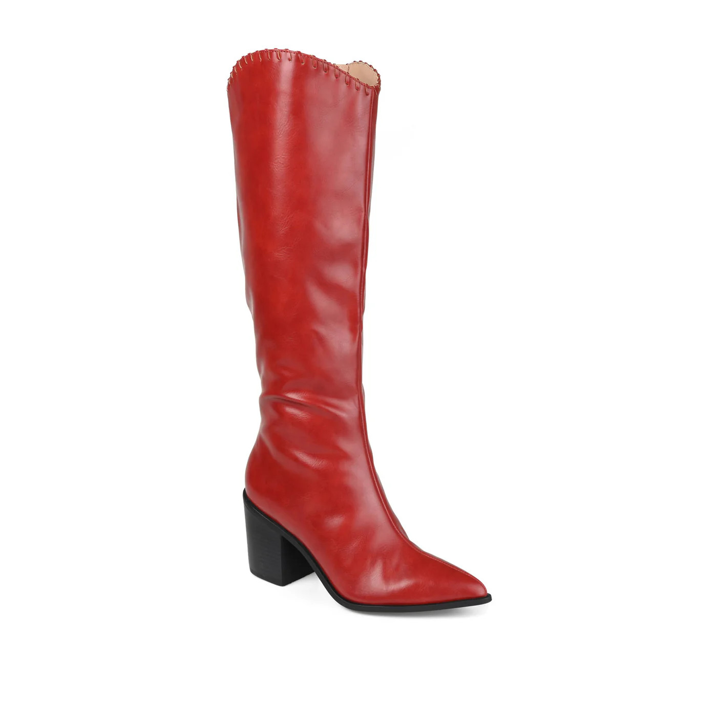DARIA COWGIRL BOOTS IN WIDE CALF | Journee Collection