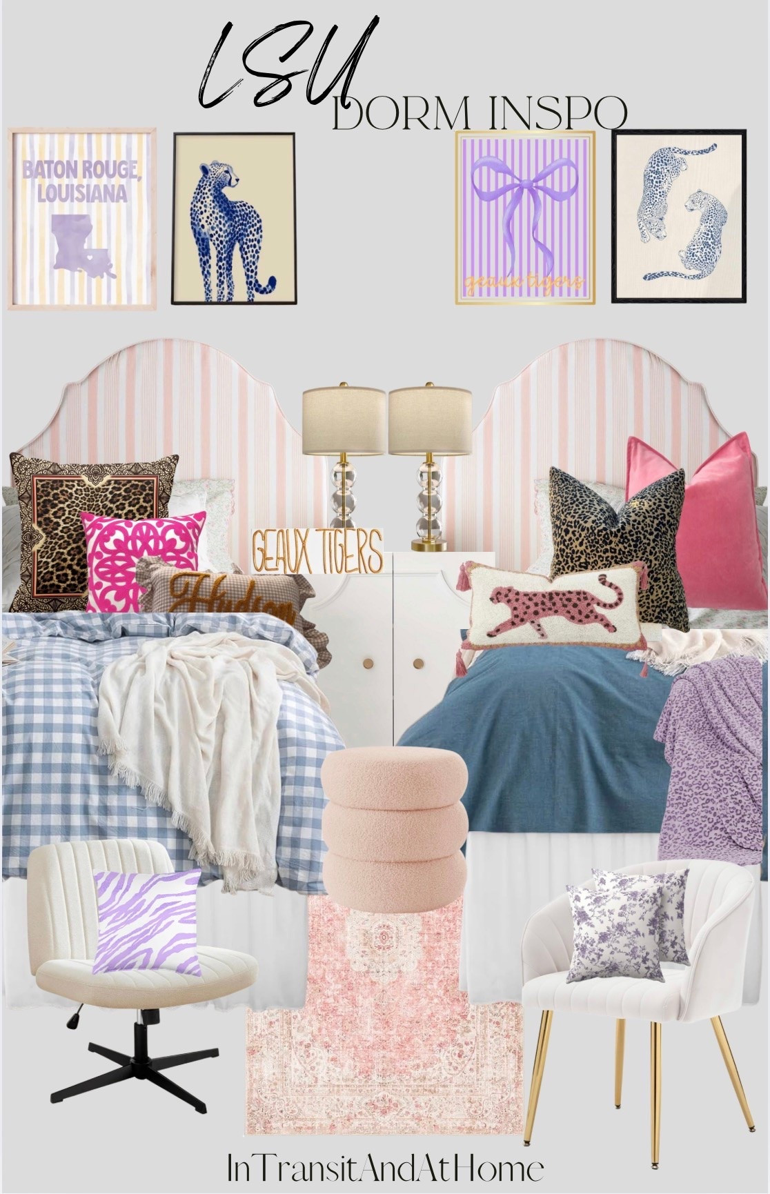 Shabby Chic Dorm Inspiration
•
Hill House Home Chloe No Nails Dorm Headboard
Emvency Throw Pillow Cover Case Beautiful Wild Leo Pattern Leopard Skin Shawl Animal Print Decorative Pillowcase 26"x26"(66cmX66cm) Throw Pillow Cover 20"x 20", Boho
Tufted Leopard Lumbar Pillow Cover, Beige Animal Cushion with Tassels, Sofa Bed Decor
RIMELA Dorm Bed Skirt Twin XL 32 Inch Drop Extra Long Wrap Around Elastic Dust Ruffle
5x7 Area Rugs Washable,Pink Rug for Living Room Bedroom Kitchen,Large Boho Vintage Bohemian Distressed Carpet Non Slip,Blush
Twin XL Size 3 Piece Sheet Set - Bed Sheet Set
Utopia Bedding Twin XL Comforter Duvet Insert, Down Alternative Comforters Twin XL Size 68 x 92 inches
3Pcs Pink Trendy Leopard Print 
Leopard Duo Wall Art, minimal blue leopards, animal wall decor,
Oneach 25" Glass Table Lamps Set of 2, Gold Modern Table Lamps with USB Ports for Living Room, Linen Shade Bedside Lamps for Nightstand
Polished Dorm Cabinet (34")
Westice Velvet Home Office Desk Chair Set of 1, Modern Tufted Vanity Chairs with Gold Metal legs
Ruffled Purple White Gingham Pillowcases Set of 2 Premium 100% Cotton Farmhouse Blue Pillow Covers Bedding Standard
Lavender Purple Floral Pillow Covers 18x18 Inch Set of 2 Purple and Cream Chinoiserie Flower Outdoor Decorative Throw Pillows
Mainstays Boucle Cloud Storage Ottoman, Blush
#dorminspo #dormdecor #dormbedding #lsudorm #ginghambwdding #mixandmatch #twinxlsheets #dormsheets #dormheadboard #dormdeskchair

#LTKmomlife #LTKU #LTKHome
