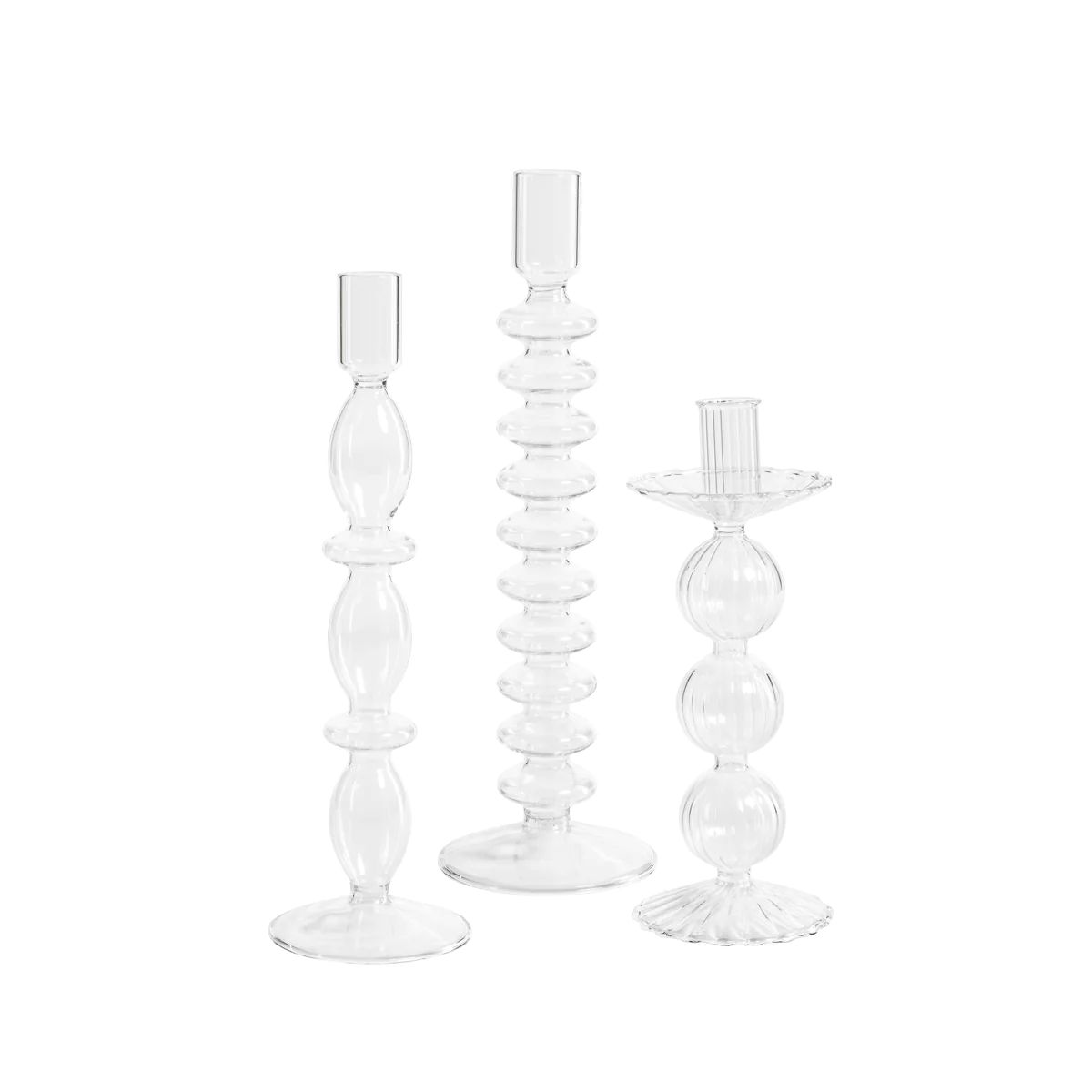 Sculptural Glass Candleholders | Tuesday Made